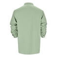 thumbnail image 5 of Men's Fall Casual Solid Lapel Striped Stretch Button Sweater Short Sleeved Shirt Shirts Big And Tall Apparel Dress Mens Casual T Shirt Print Shirts Men Mens Big And Tall Long Sleeve T Shirts, 5 of 8