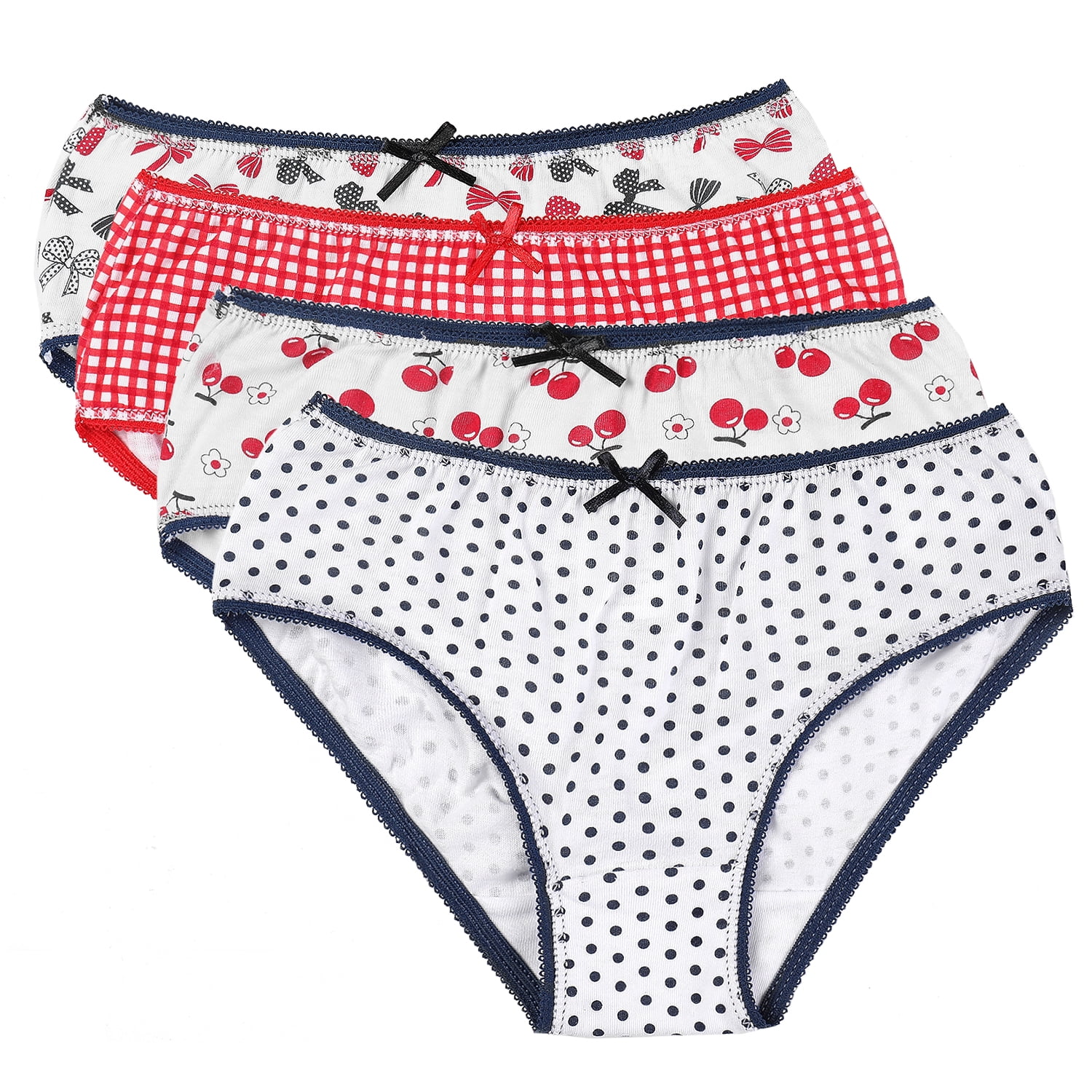 Buyless Fashion Boys Brief In Assorted Colors Soft Cotton Underwear 4 Pack