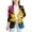 Black, variant on Hiijoy Little Girls Open Front Party Blazer Coat Lashed Ink Print Suit Jacket, Black