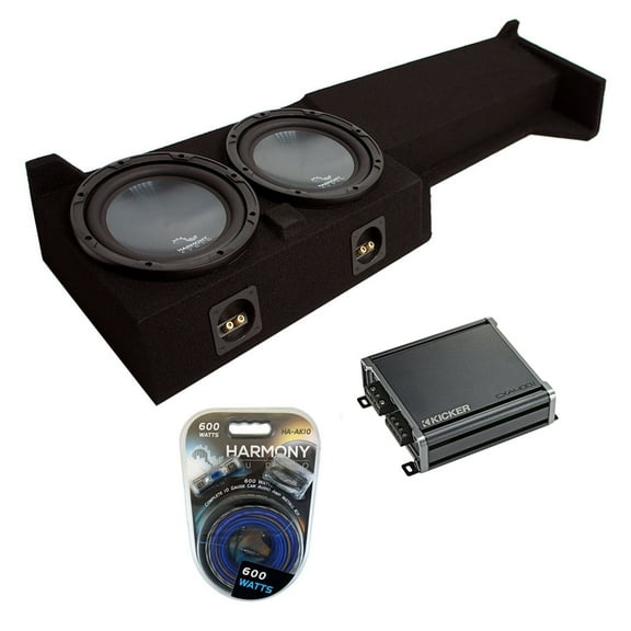 05-19 Fits Nissan Frontier Crew Truck Harmony R104 Dual 10" Sub Box & CXA400.1