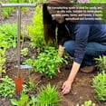 thumbnail image 3 of Dibble Bar Planting Tool, Stainless Steel Erosion Resisting Portable Spade Shovel  for Transplanting, 3 of 7