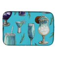 thumbnail image 1 of Carolines Treasures BB5203DDM Drinks & Cocktails Blue Dish Drying Mat, 1 of 1