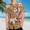 thumbnail image 5 of High Quality Hawaiian Shirts for Men Short Sleeve Aloha Beach Shirt Floral Summer Casual Button Down Shirts Blouses E7X7FL, 5 of 7