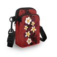 thumbnail image 3 of HELLHERO Crossbody Bag Tropical Flowers Geometric Leaves 4.33x1.97x7.09 with Adjustable Strap Adult for Travel Daily Use 2 Layers, 3 of 7