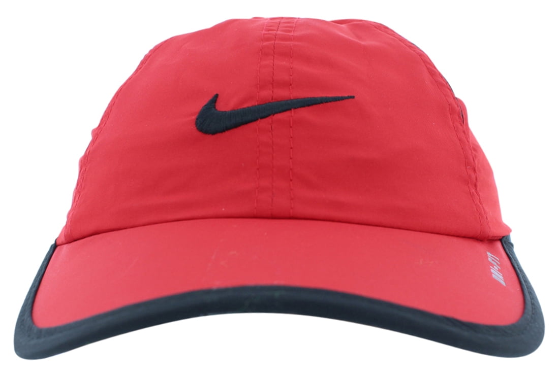 Nike Boys Dri Fit Featherlight Adjustable Hat Red One Size