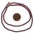 thumbnail image 2 of The Bead Chest Round Garnet Beads 3mm Purple Gemstone 16 Inch Strand, 2 of 4