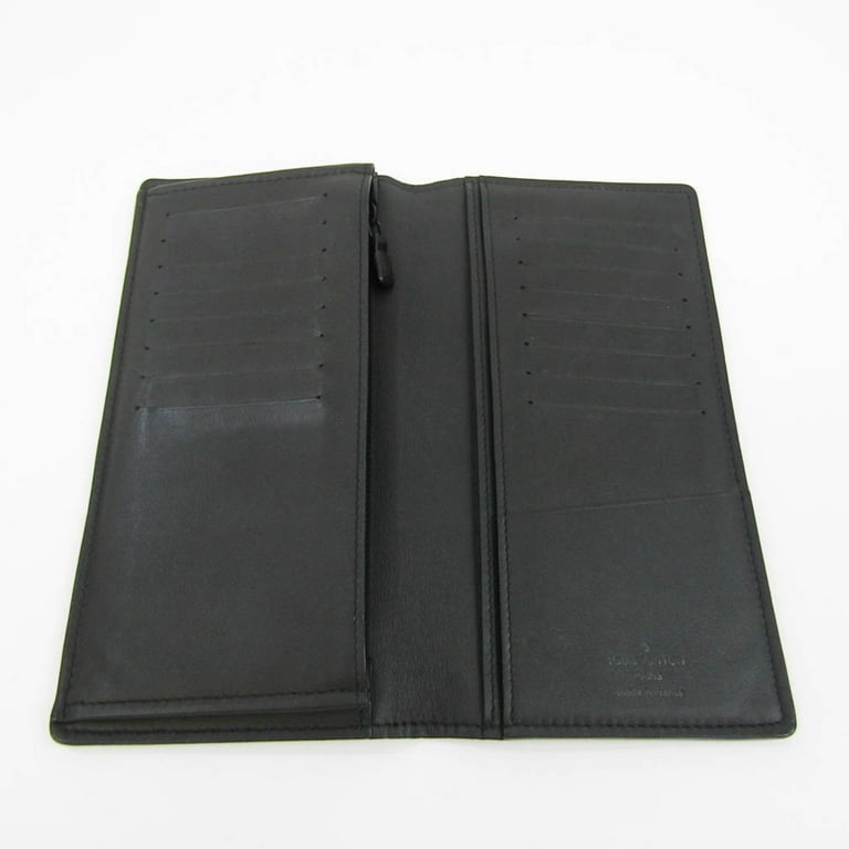 Authenticated Used Louis Vuitton Monogram Shadow Brazza Wallet M62900 Men's  Monogram Shadow Long Wallet (bi-fold) Noir 