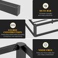 thumbnail image 2 of HOMEFORT Twin Bed Frame Platform,14" Metal Platform Bed Frame Twin,Heavy Duty Steel Slat Mattress Foundation,No Box Spring Needed,Black, 2 of 6