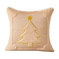 thumbnail image 2 of Christmas Throw Pillow Covers 18x18 Inch, Beige Cream Decorative Square Pillowcases, Farmhouse Holiday Cushion Covers for Couch Sofa Living Room Bedroom Outdoor Home Decor, 2 of 3