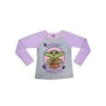 thumbnail image 2 of Lego Baby Yoda Girls 2 Pc Long Sleeve Long Pant Pajama Set with Slippers, Sizes 4-12, 2 of 5