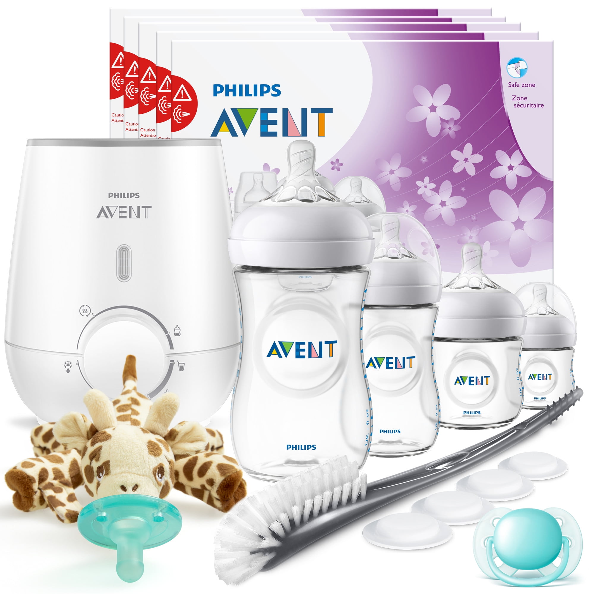 Philips Avent Natural All In One Baby Gift Set Snuggle Giraffe, SCD205/08 Walmart.com