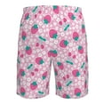 thumbnail image 6 of Kdxio Cherry Strawberry Pattern Mens Casual Shorts - Drawstring Summer Beach Sports Shorts for Men, 6 of 9