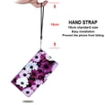 thumbnail image 2 of Wallet Case for Samsung Galaxy S23 Plus (2023), Allytech Premium PU Leather Folio Flip Anti-Lost Wristlet Card Slots Magnetic Buckle Shockproof Stand Case for Galaxy S23 Plus 5G, White Purple Daisy, 2 of 7