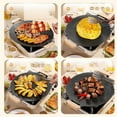 thumbnail image 1 of Baking Trays & Trays Non Stick Round Pan for Indoor Cooking Multifunctional Grill Frying and Baking Pan Ideal for Home Kitchen Camping, 1 of 3