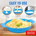 thumbnail image 2 of Rapid Egg Cooker Microwave Scrambled Eggs & Omelettes in 2 Minutes, Dishwasher-Safe, Microwaveable, & BPA-Free, 2 of 7