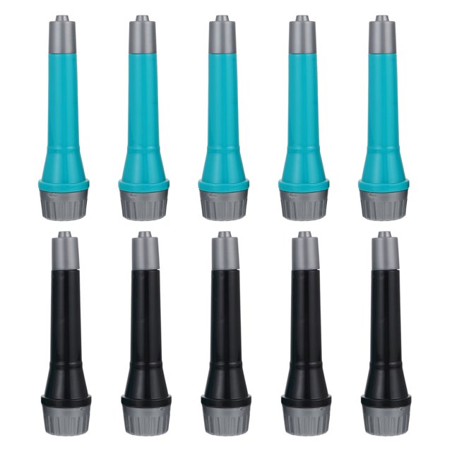 HOOWIFFY 10Pcs Assorted Color Pretend Singing Microphones for Dance Events and Parties