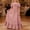 Light Pink, variant on Zecgelong Girls Elegant Summer Sleeveless V Neck Waist Tie Flared Ruffle Party Dress For Formal Occasions And Celebrations Girls Summer Dresses Size 9-10 Years Pink