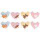 thumbnail image 1 of Baby Bib Cotton Drool Bib for Feeding 8Pcs Assorted Colors, 1 of 5