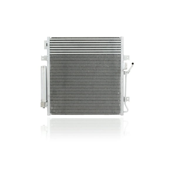 A/C Condenser - Pacific Best Inc For/Fit 3664 Dodge Nitro Jeep Liberty AT w/Transmission Oil Cooler w/Receiver & Dryer