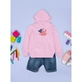 thumbnail image 3 of American Flag Grunge Style Hoodie Juniors -Image by Shutterstock,  Large, 3 of 4