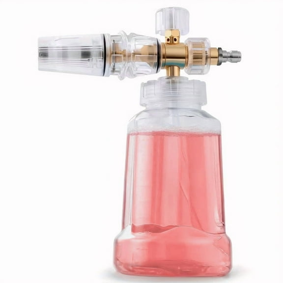 Foam Cannon for Pressure Washer, Adjustable Foam Gun with Max Coverage for Car Wash, 1/4" connector