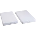 thumbnail image 3 of (4 pack) Calypso Basics, Tin Rectangular Burner Cover Set of 2, White, 3 of 5