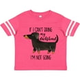 thumbnail image 3 of Inktastic If I Can't Bring My Dachshund, I'm Not Going Boys or Girls Toddler T-Shirt, 3 of 5