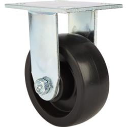 Strongway 4in Swivel Nonmarking Rubber Caster with Brake 175-Lb Capacity 