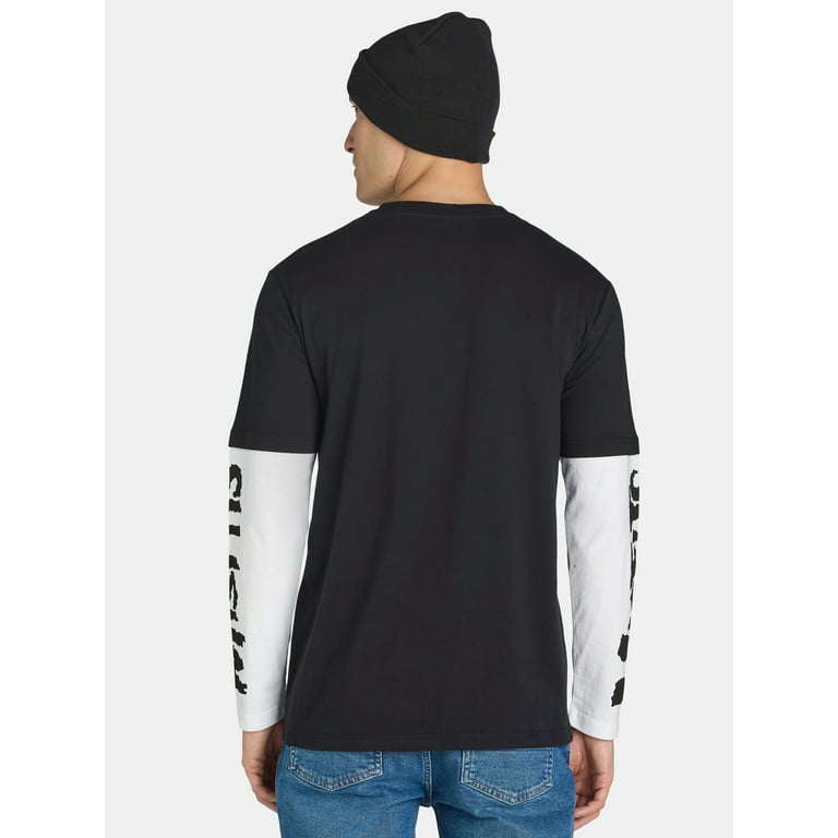 Misfits, Men's & Big Men's Long Sleeve Graphic Tee Shirt and Misfits, Men's & Big Men's Long Sleeve Graphic Tee Shirt and