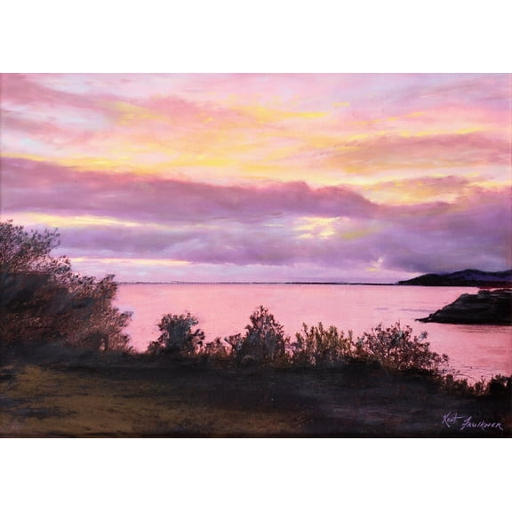 Astoria Twilight - Fine Art Greeting Card 5x7 (Blank Inside)