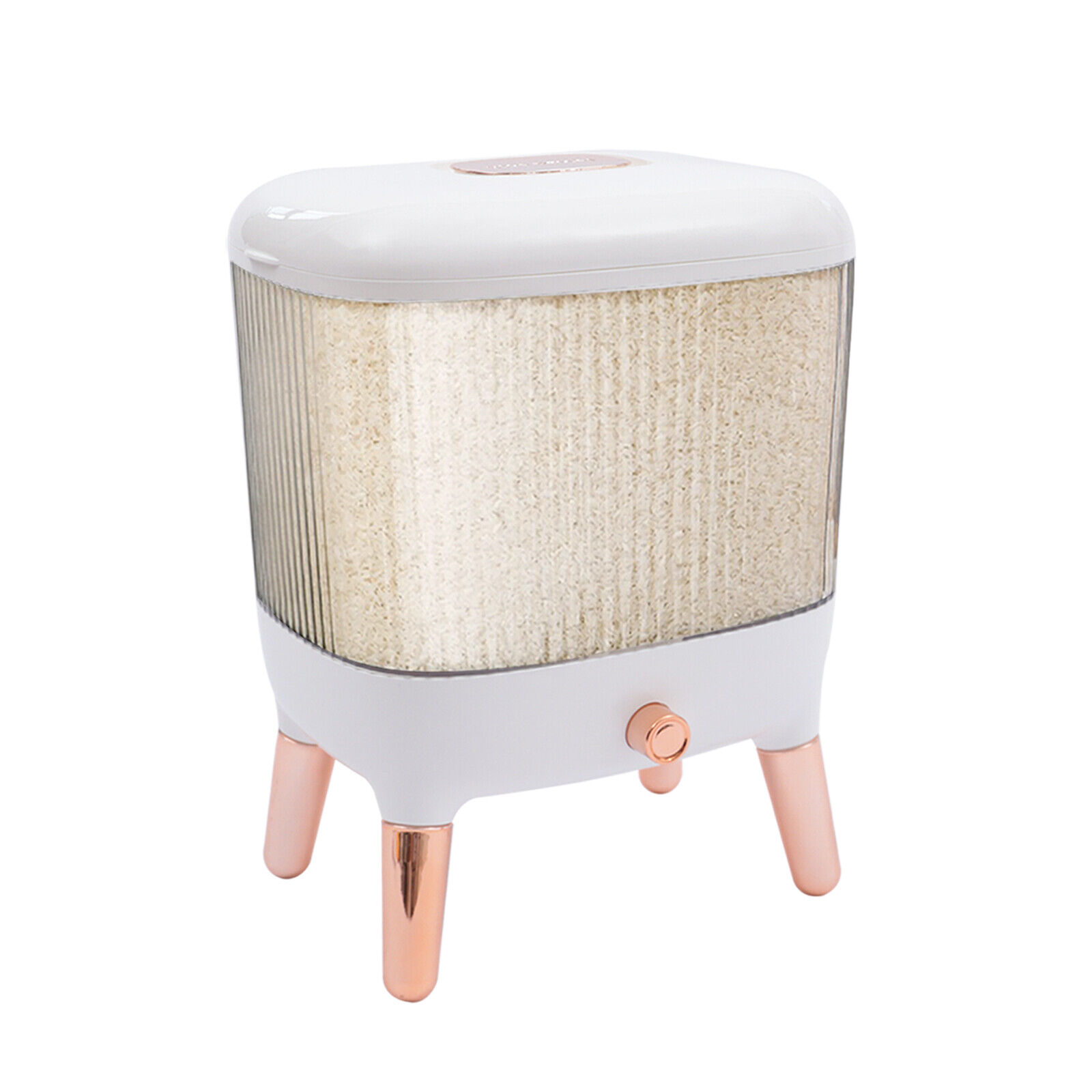Miduo Airtight Plastic Rice Grain Dispenser Grain Food Storage