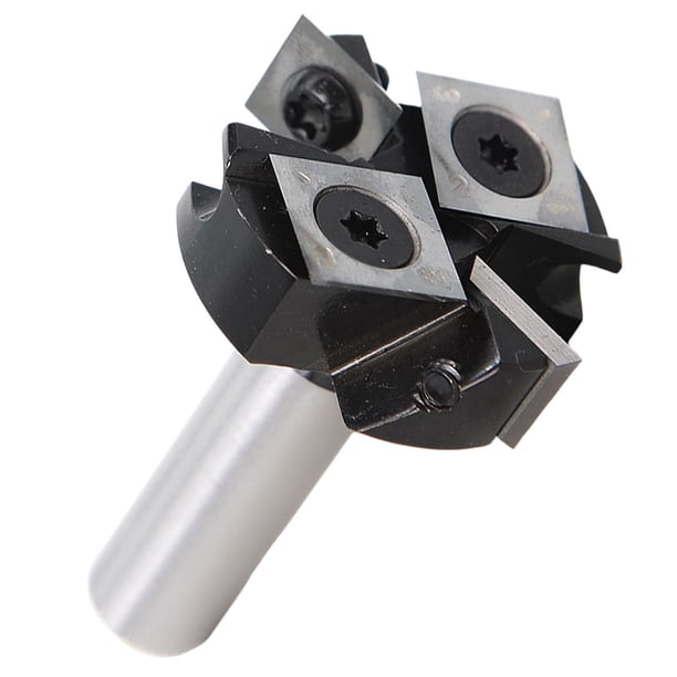 Broca de cepilladora de inserción de CNC, herramienta de cepillado reemplazable, brocas de ranurado, alerón de diámetro para 6 Vástago Gloria Broca de enrutador de superficie