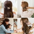 thumbnail image 4 of Hair Claw Clips,10PCS Jaw Clips Vintage Non Slip Simple Hair Clamps Fashion Claw Clips Hair Accessories, 4 of 5