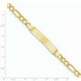 thumbnail image 4 of 14K Yellow Gold Figaro ID Bracelet, 4 of 6