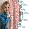 thumbnail image 3 of Blackout Kids Curtains,Pink Cow Heart Pattern Childrens Insulated Curtains Set Of 2,Bedroom Essentials,Toddler Room Decor 42x54in(106x137cm), 3 of 5