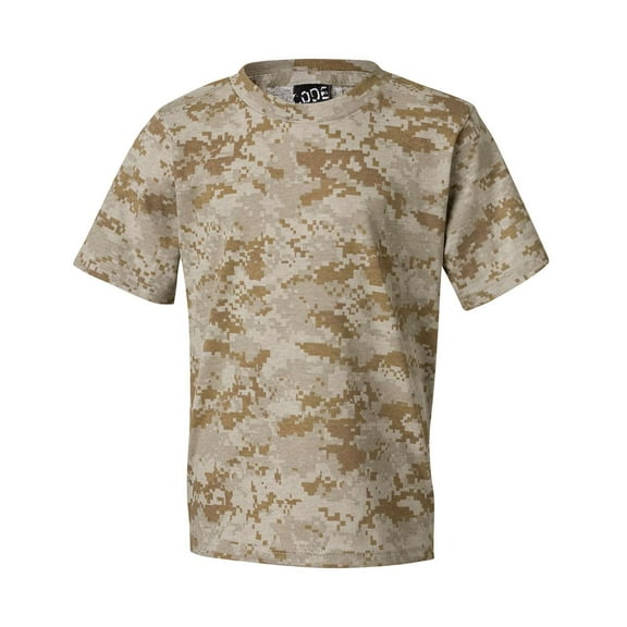 Code Five Youth Camouflage T-Shirt S Sand Digital