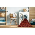 thumbnail image 2 of Ahgly Company Machine Washable Indoor Rectangle Abstract Crimson Red Area Rugs, 7' x 9', 2 of 7
