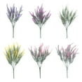 thumbnail image 6 of CreativeArrowy Wheat Lavender Artificial Artificial Flower Flocking Artificial Plant Potted Plastic Artificial Bouquet Artificial Flower Decoration, 6 of 11