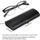 thumbnail image 3 of Estuche de aluminio para gafas, estuche rígido de metal negro para gafas de lectura para mujeres y hombres, 3 of 5