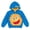 Royal Blue Herbie, variant on Ms. Rachel Baby Boy or Girl Fleece Zip-Up Hoodie Multi Herbie