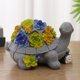 thumbnail image 3 of Estatua de luz Solar tortuga flor tortuga decorativa impermeable para decoración de jardín, 3 of 9