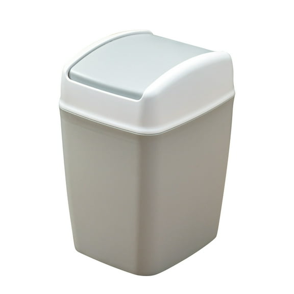 Bdday Trash Can Bedroom Garbage Bin for Household High-End Toilet Flip with Lid- Living Room Lid-Kitchen Garbage Bin Bedroom Trash Can