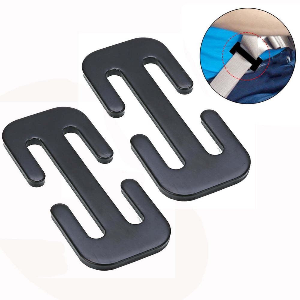 Top Max Car Seat Belt Adjuster Clip Car Seatbelt Adjusting E Shape Buckles Metal Safety Belt