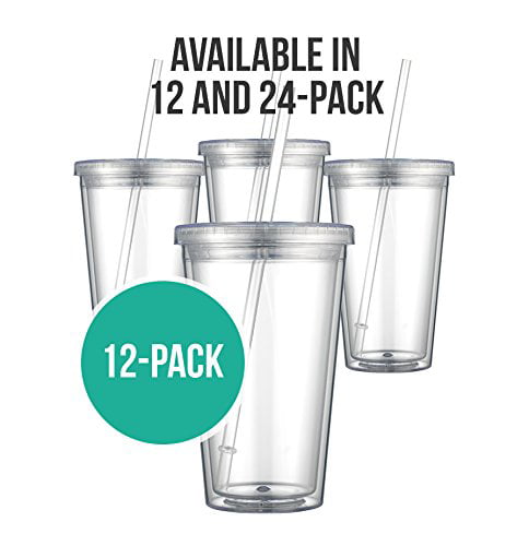 Double Wall Acrylic Maars Classic Insulated Tumblers 16 oz 12 pack 