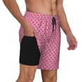 thumbnail image 2 of Fotbe Fish Scales Men’s Swim Trunks Quick Dry Swim Shorts Board Shorts with Mesh Lining-3X-Large, 2 of 9