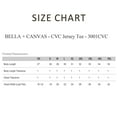 thumbnail image 6 of BELLA + CANVAS Unisex CVC Jersey T-Shirts 52/48 Cotton/Polyester Solid Color Plain Tees Bulk Pack for Printing (Bright Color 6 Pack, 3XL), 6 of 7