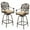 Bronze | A, variant on Tcbosik 2 Pack Swivel Bar Stools, Indoor & Outdoor Cast Aluminum Bar Height Chair with Cushion, All-Weather Patio Furniture for Backyard, Poolside, Deck, Garden, Bronze