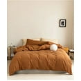 thumbnail image 1 of Zhuge Bed Sheets Set, Bedding Sheets Pillowcases Kit, Twin Bed Set, Hotel Bedding, Home Decor(Brown), 1 of 5
