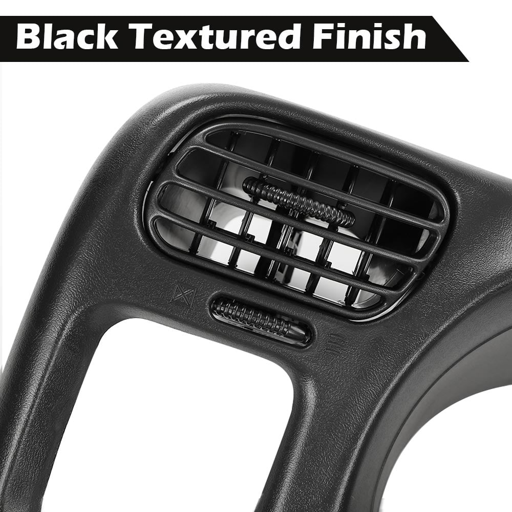 PIT66 Black Dash Trim Bezel Cover Fit For 1998-2004 Chevy Blazer Jimmy Sonoma S10