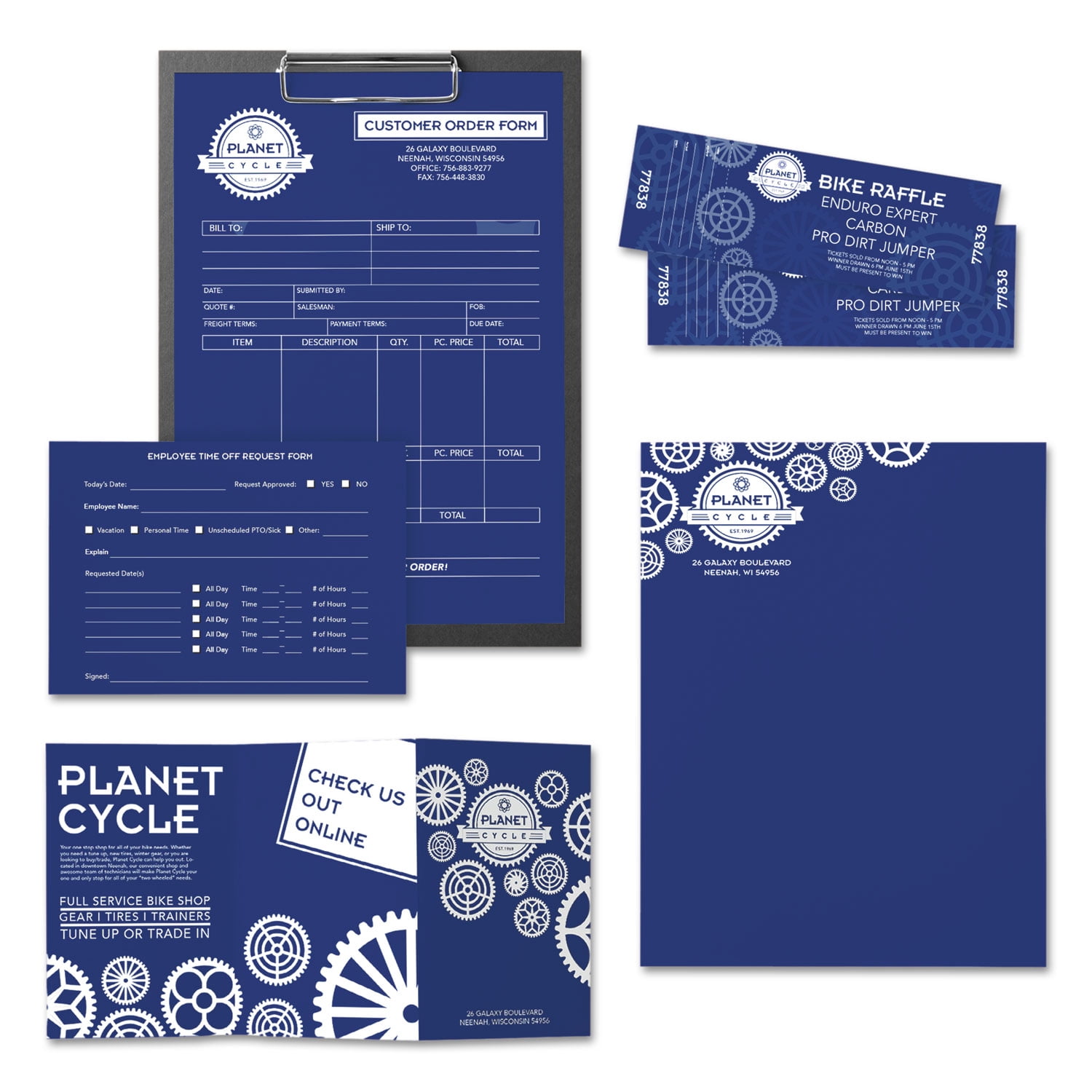 Blast-Off Blue Paper - 8 1/2 x 11 in 60 lb Text Smooth